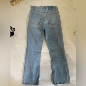 Abercrombie ankle straight high rise jeans